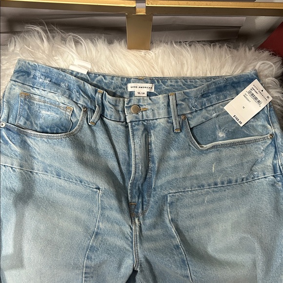 Good American Good Waist Palazzo Jeans - Picture 4 of 9